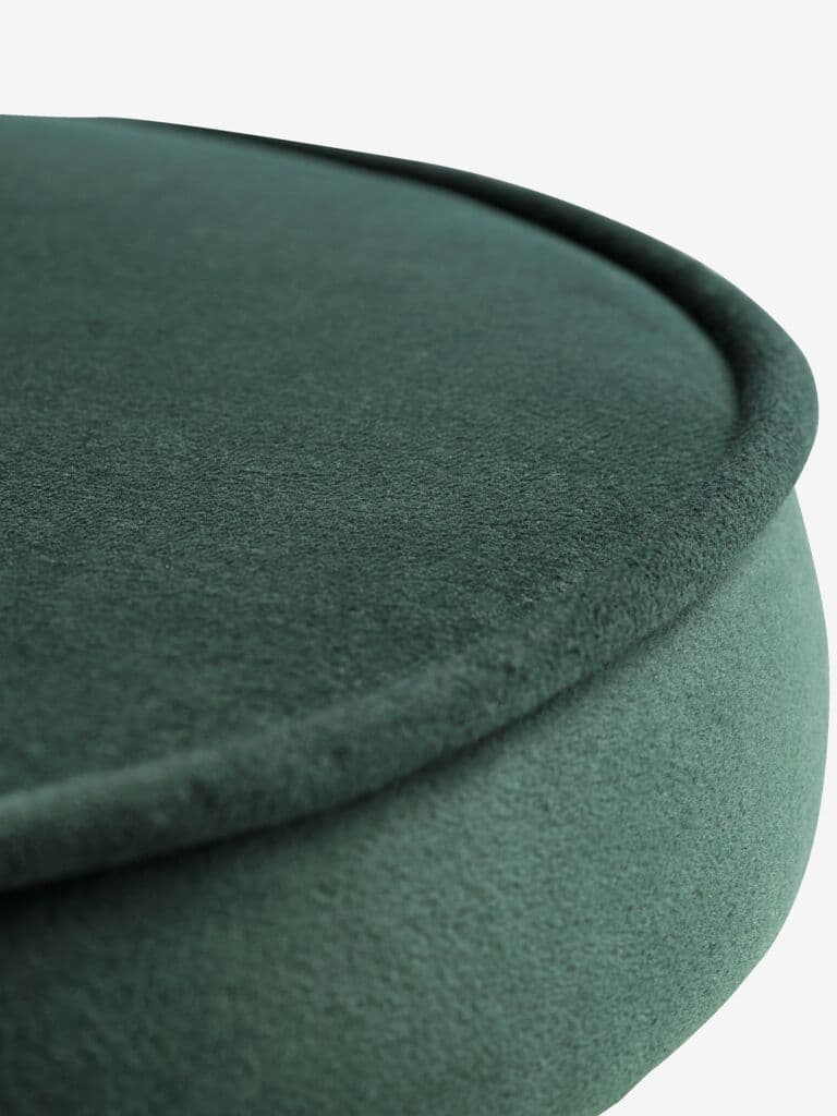 Cadeira de jantar RISSKOV veludo verde escuro
