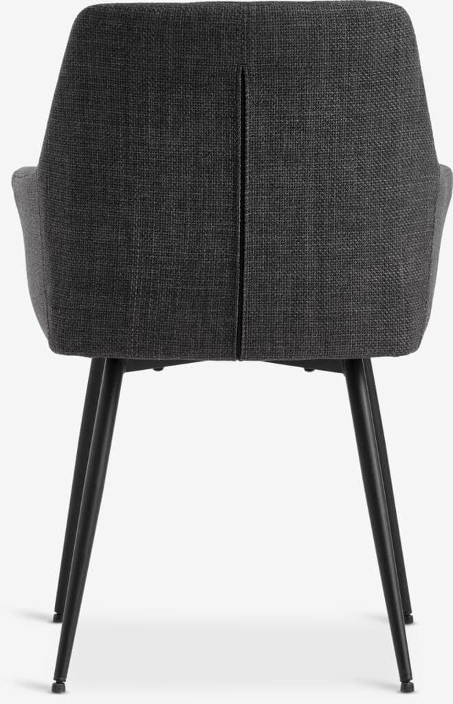 Cadeira de jantar PURHUS cinzento/preto