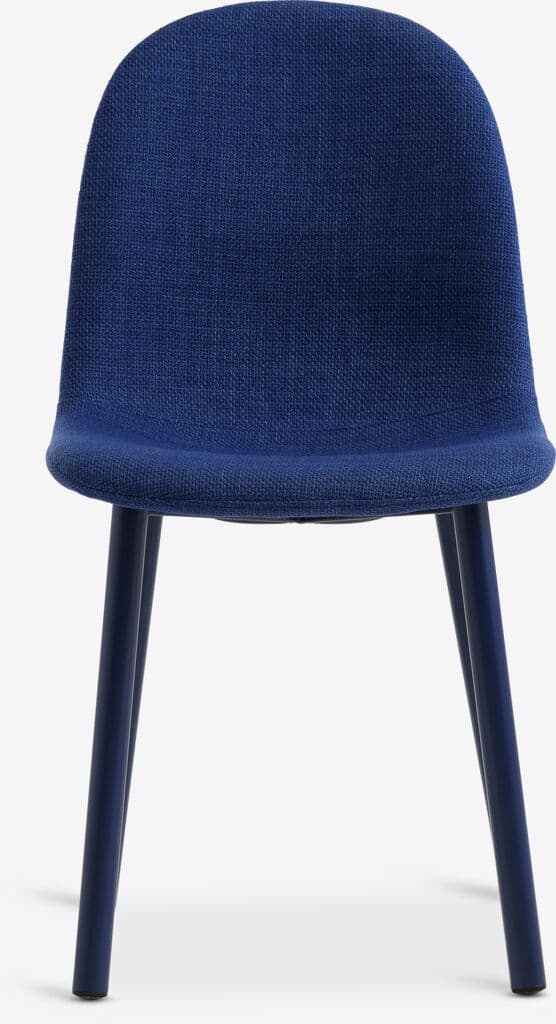 Cadeira de jantar EJSTRUP tecido azul