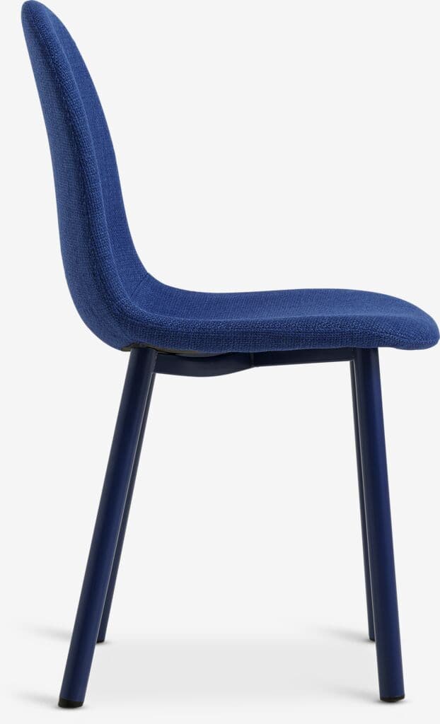 Cadeira de jantar EJSTRUP tecido azul