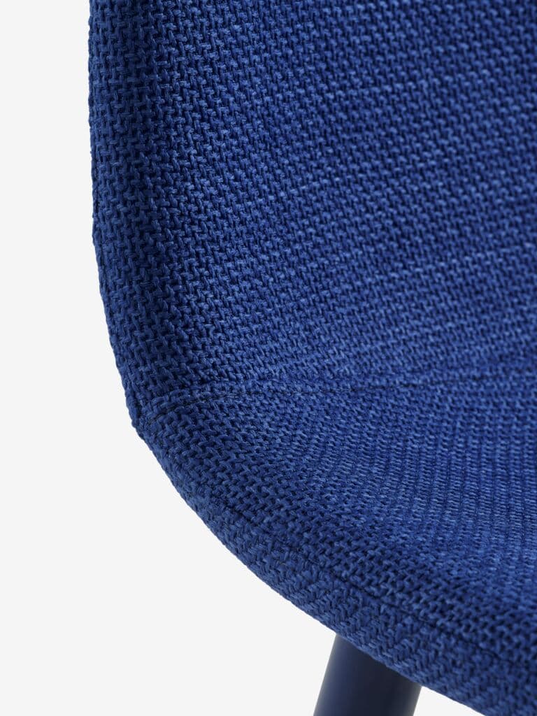 Cadeira de jantar EJSTRUP tecido azul