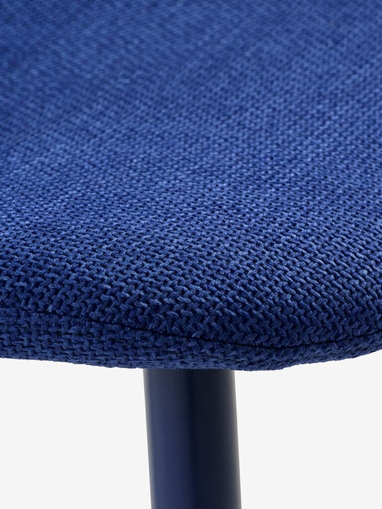Cadeira de jantar EJSTRUP tecido azul