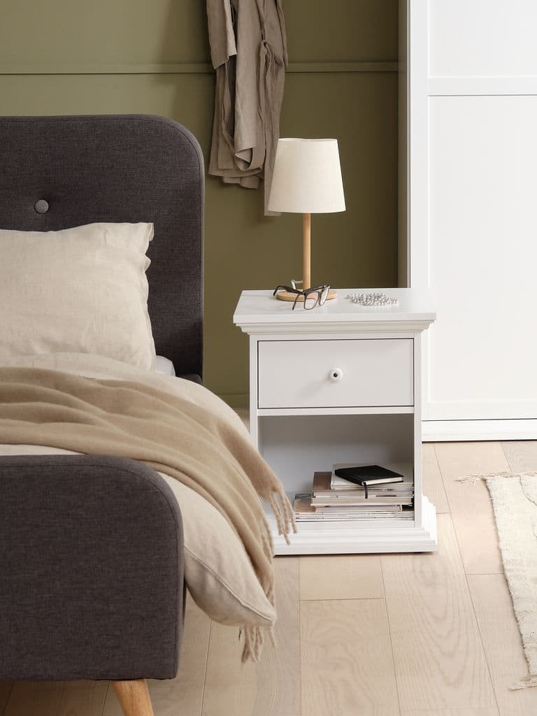 Mesa de cabeceira FREDENSBORG branco