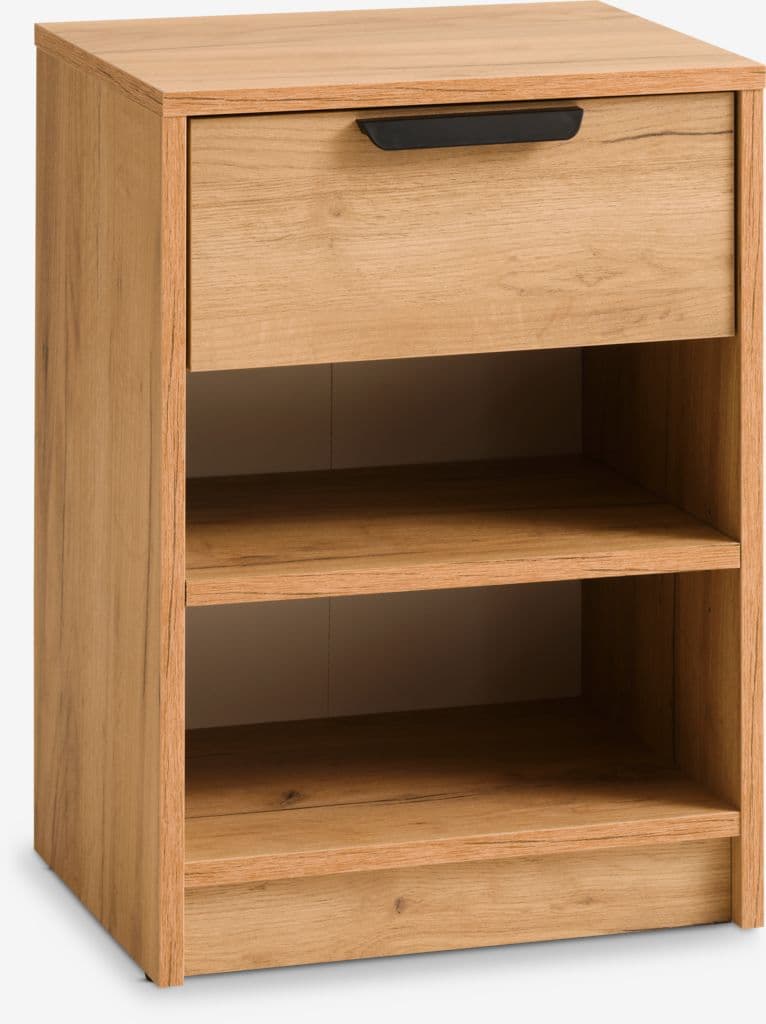 Mesa de cabeceira JENSLEV 1 gaveta carvalho