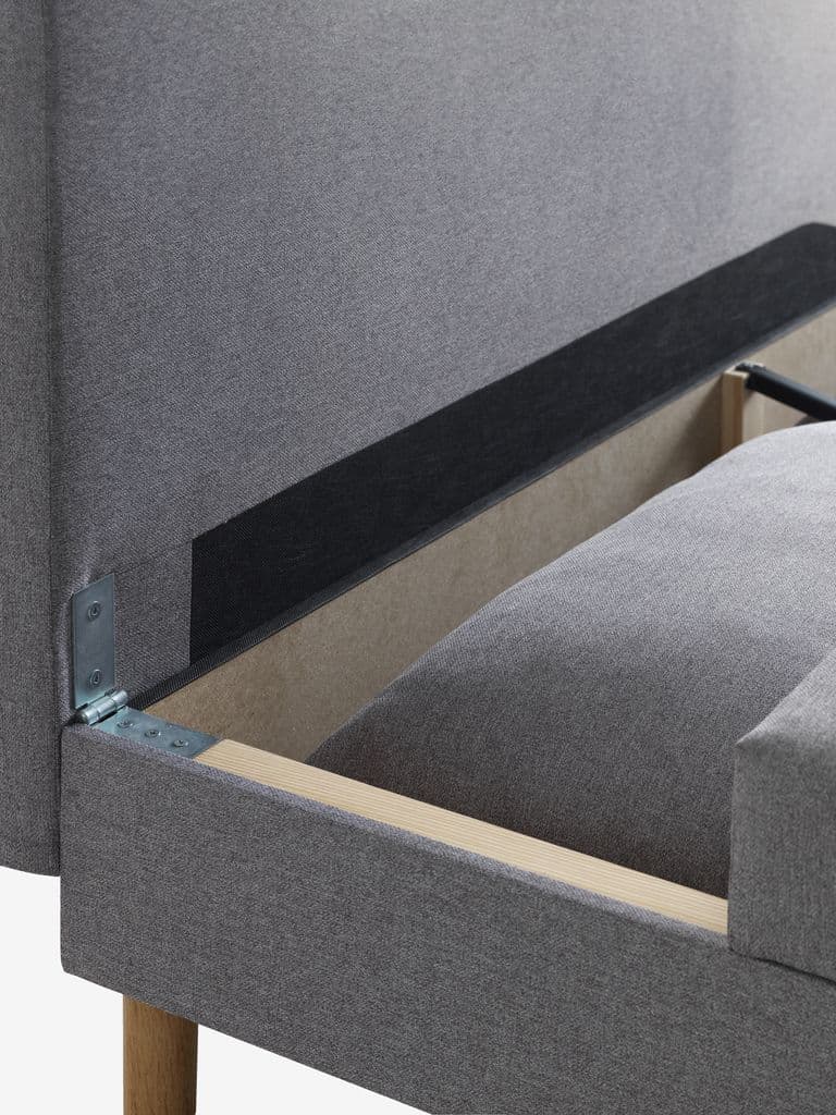 Sofá-cama NORSMINDE cinzento claro