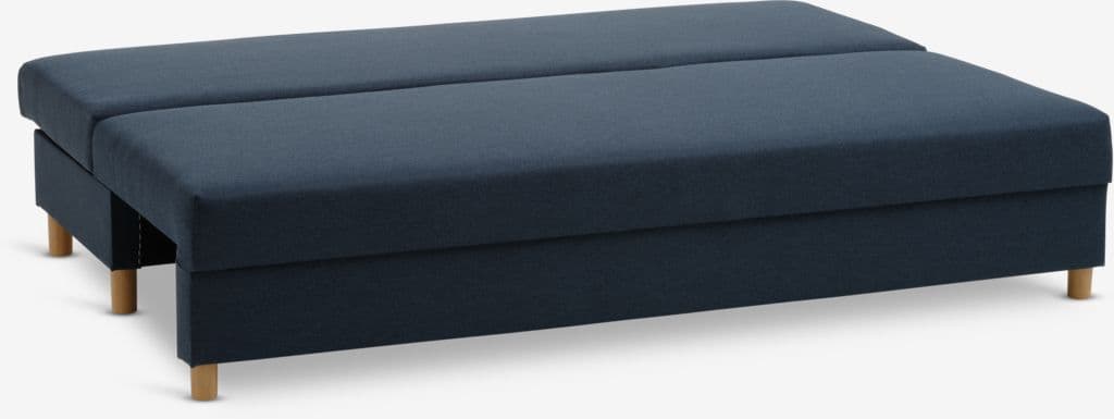 Sofá-cama NORSMINDE tecido azul