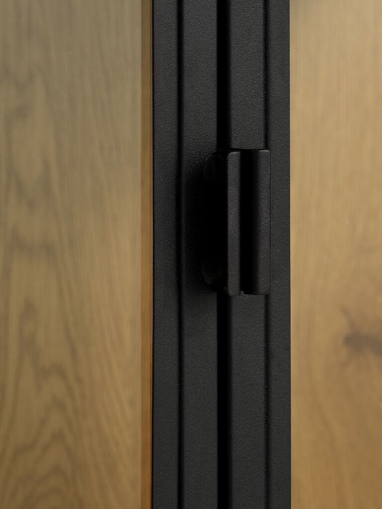Vitrine TRAPPEDAL carvalho/preto