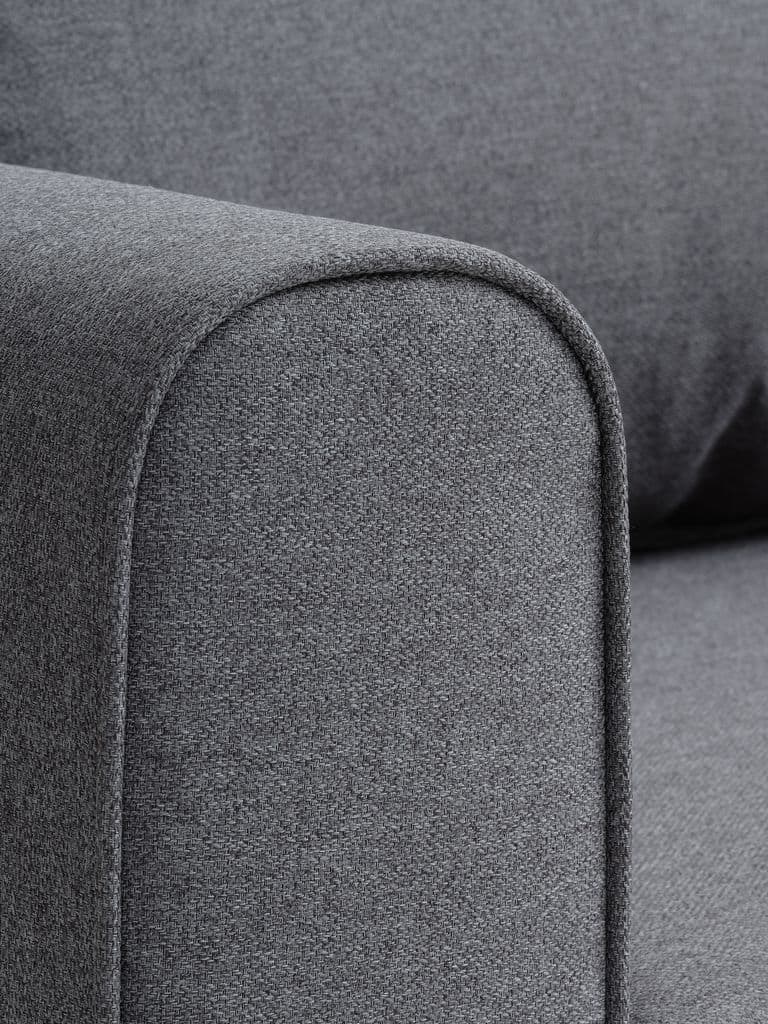 Cadeirão-cama SKILLEBEKK tecido cinzento escuro
