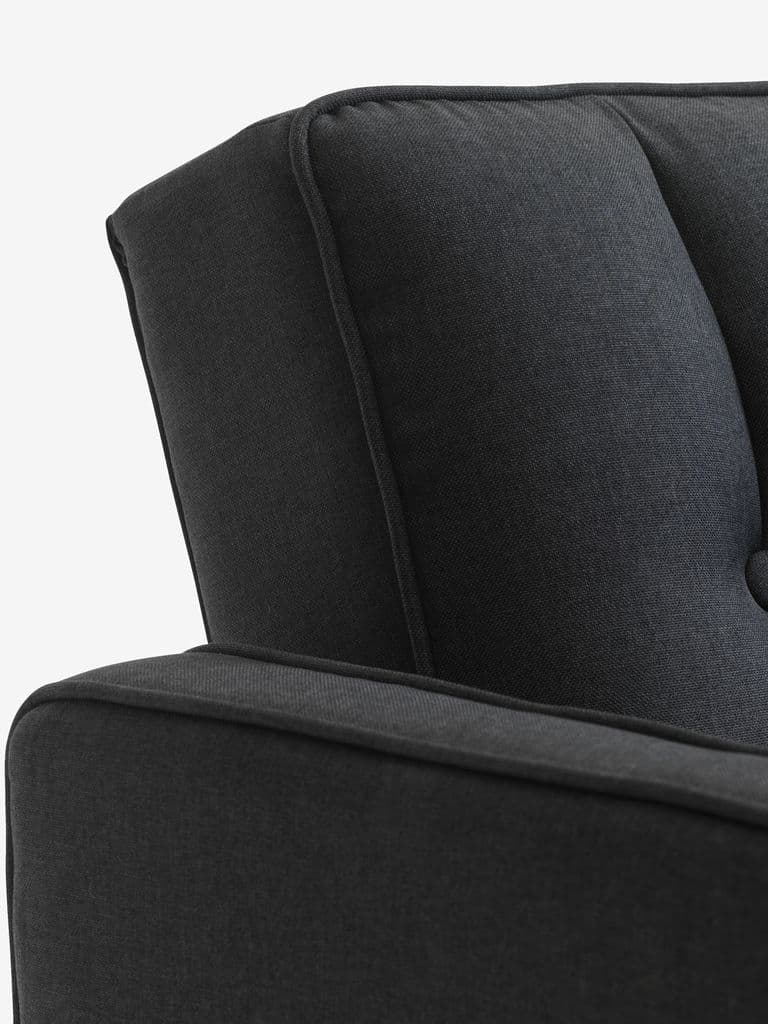 Sofá-cama TIVEDEN tecido cinzento escuro