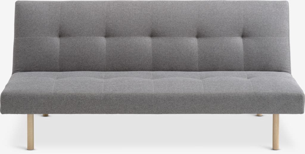 Sofá-cama HOLSTED tecido cinzento
