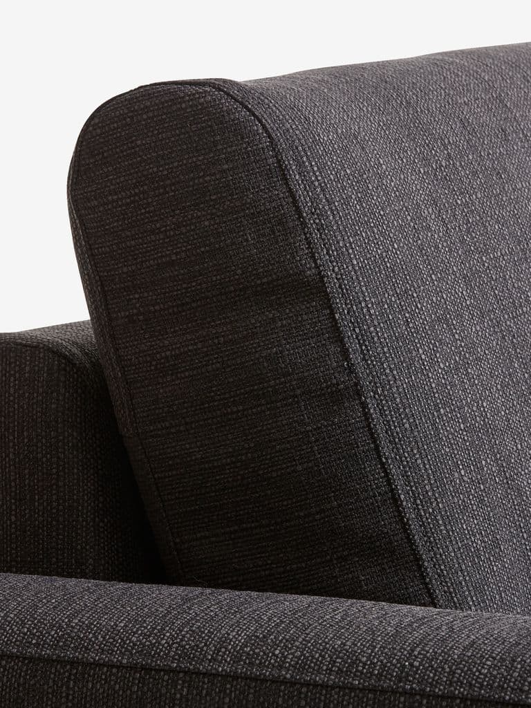 Sofá-cama chaise-longue BEDSTED cinzento