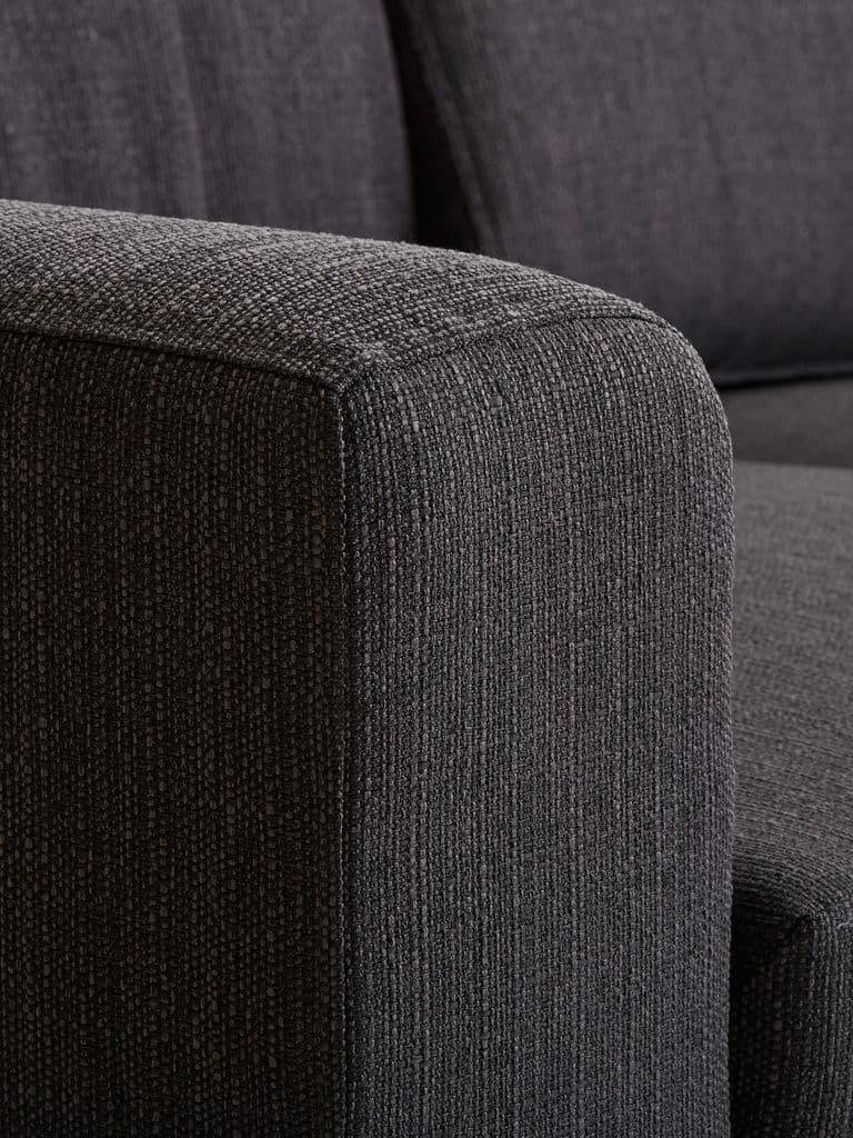 Sofá-cama chaise-longue BEDSTED cinzento