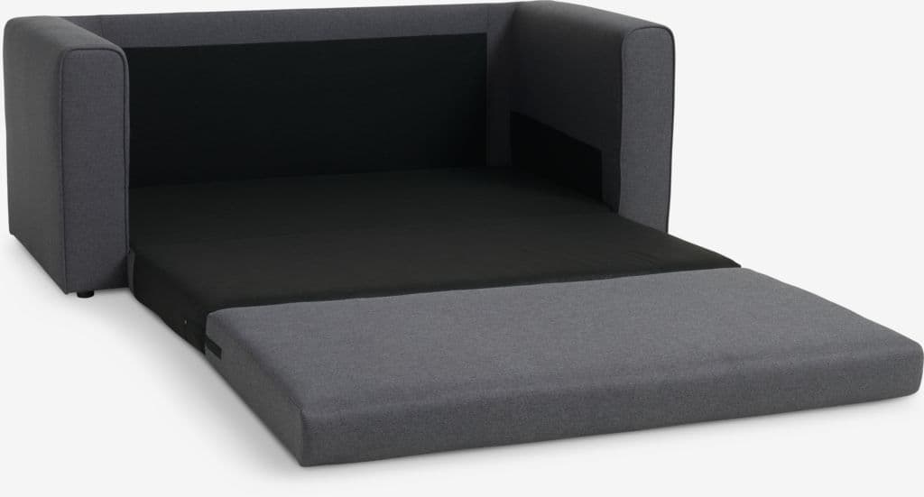 Sofá-cama SKILLEBEKK cinzento escuro