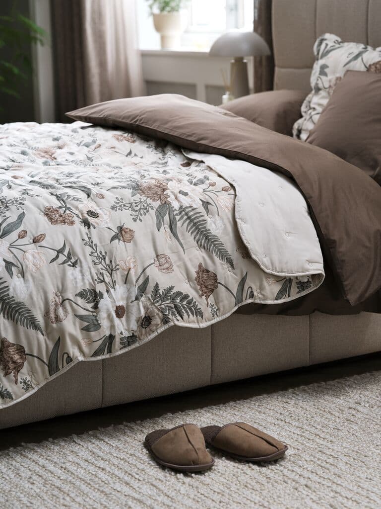 Colcha STORKLOKKE 220x240 bege