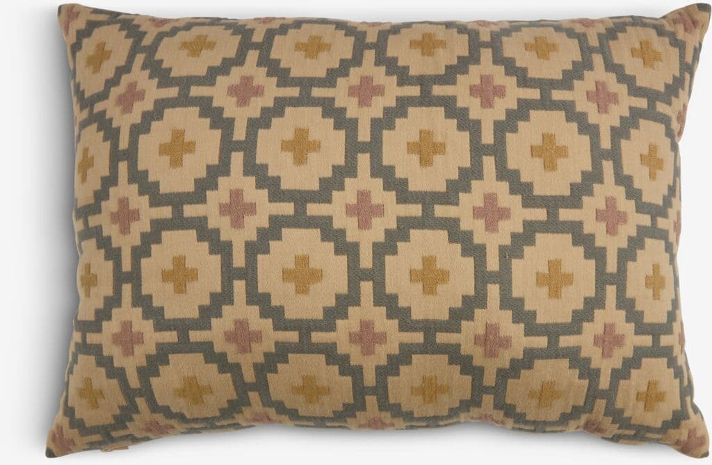 Almofada decorativa BANKSIA 35x50 castanho claro/cinzento