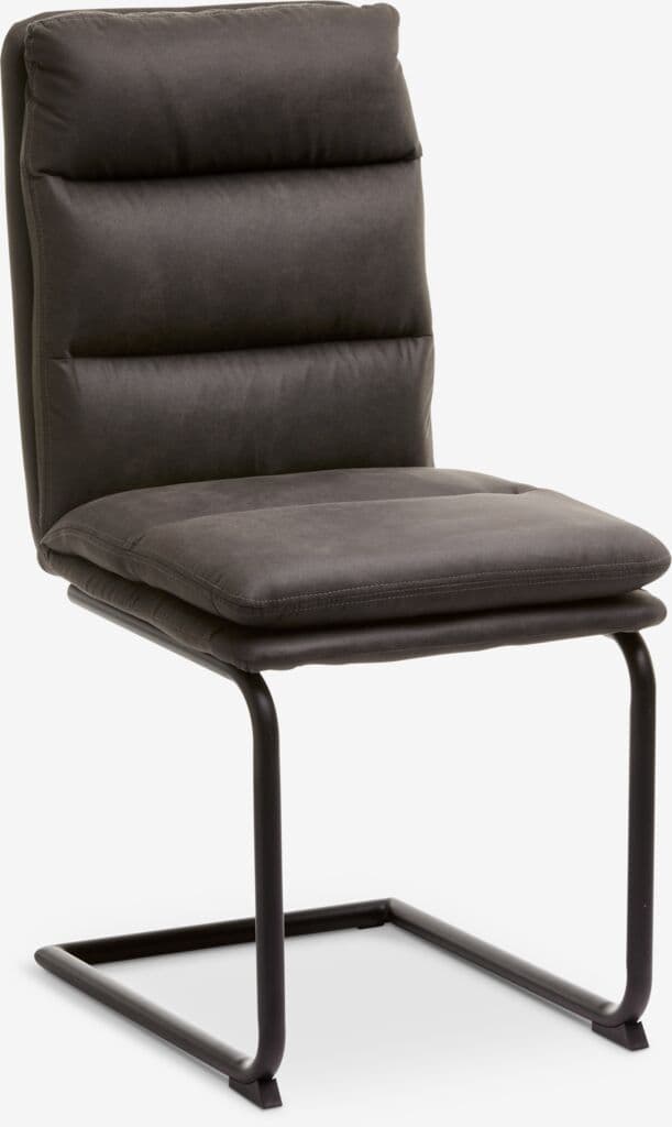 Cadeira de jantar ULSTRUP antracite/preto