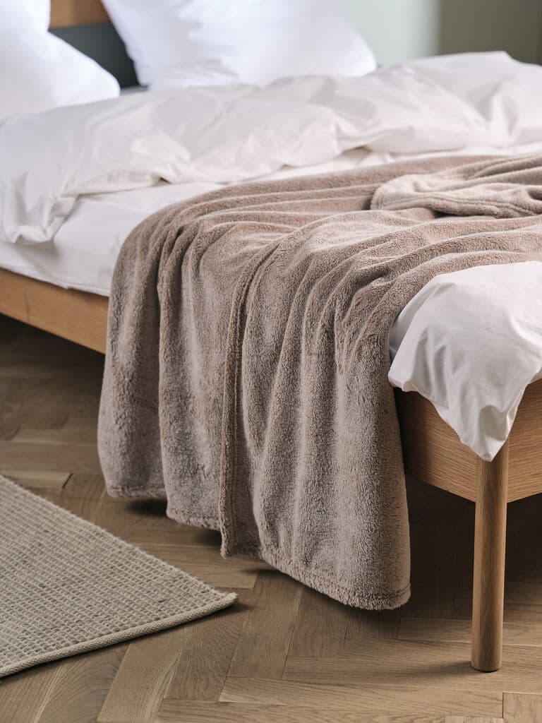 Manta polar KRATTFIOL 200x220 taupe