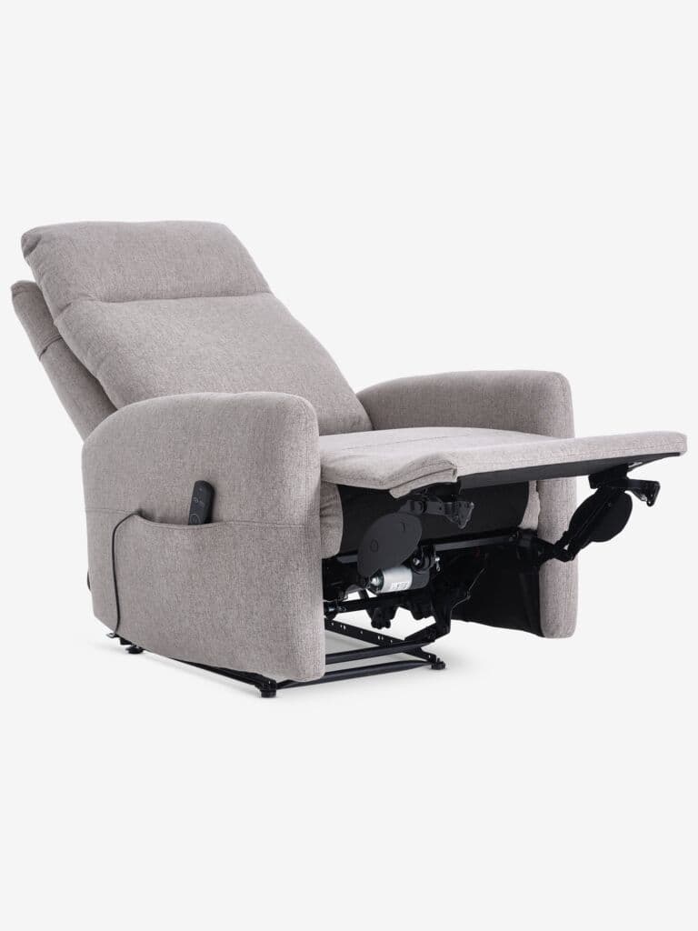 Cadeira de massagem VONSILD tecido cinzento claro
