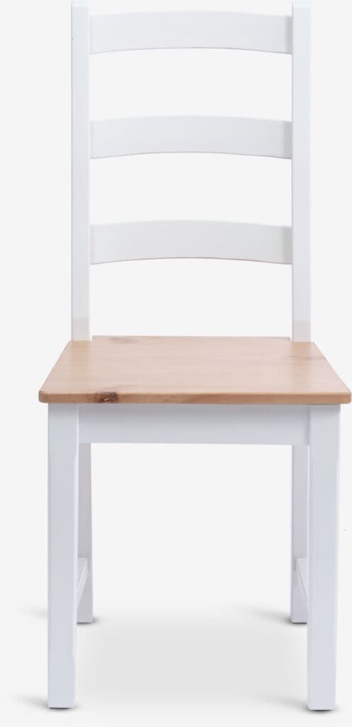 Cadeira de jantar VISLINGE natural/branco
