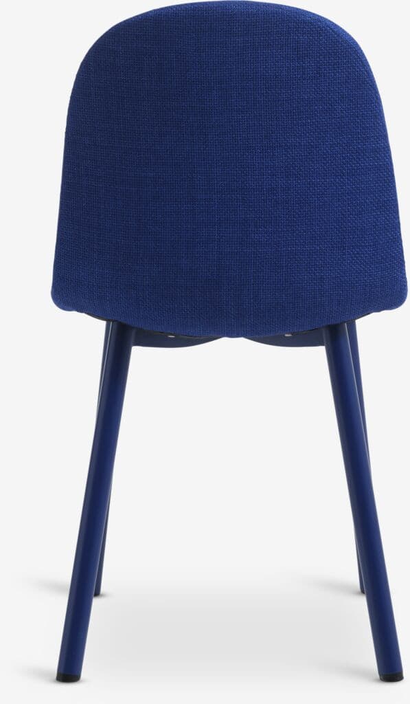 Cadeira de jantar EJSTRUP tecido azul