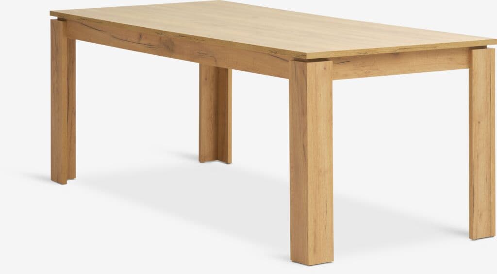 Mesa de jantar LINTRUP 90x190/280 carvalho