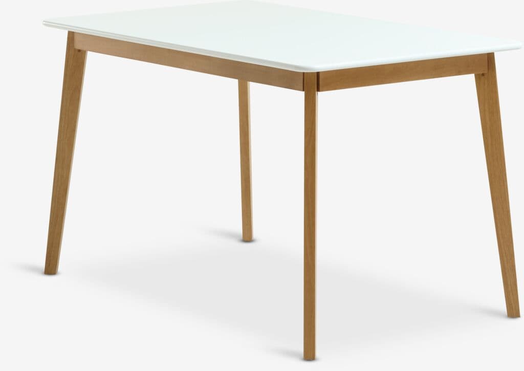 Mesa de jantar JEGIND 80x130 branco/carvalho