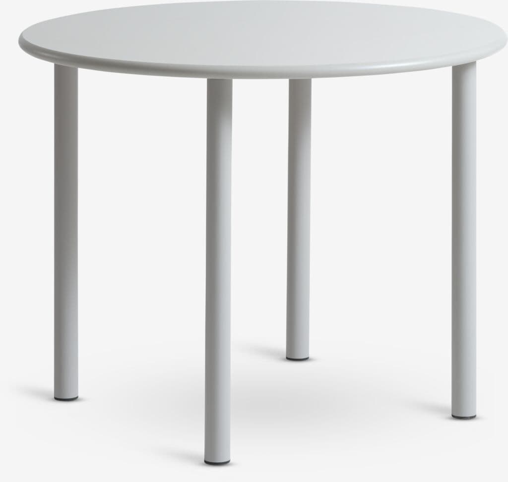 Mesa de jantar HANSTED Ø100 cinzento quente