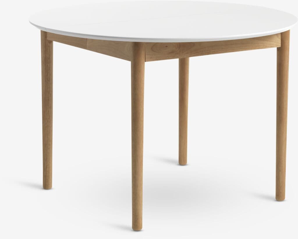 Mesa de jantar MARSTRAND Ø110/110x200 branco