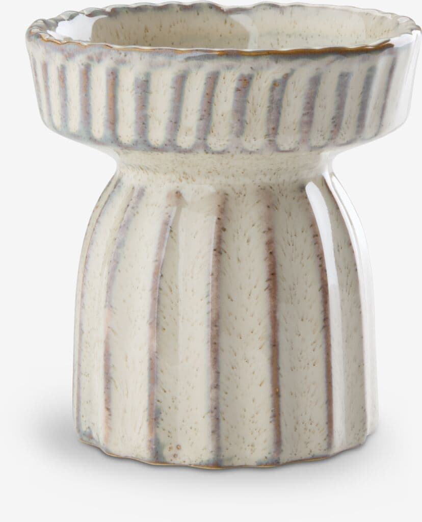 Castiçal INGAR Ø10xA11cm branco