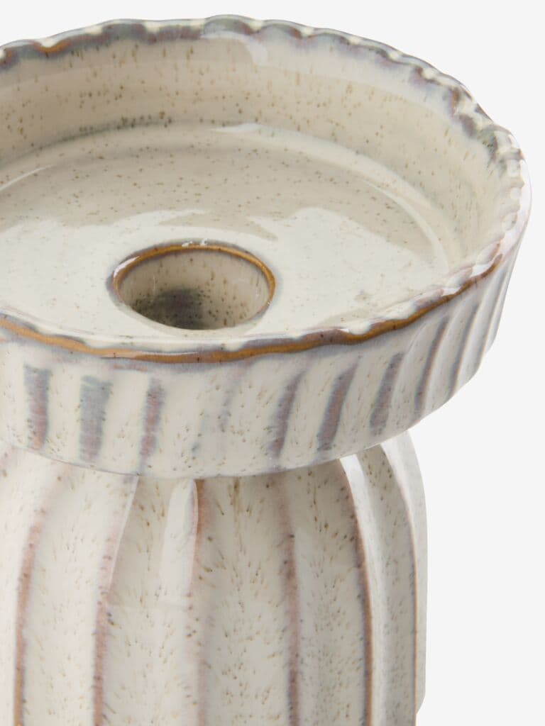 Castiçal INGAR Ø10xA11cm branco