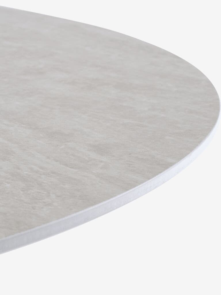 Mesa de jardim VAMDRUP Ø120 bege
