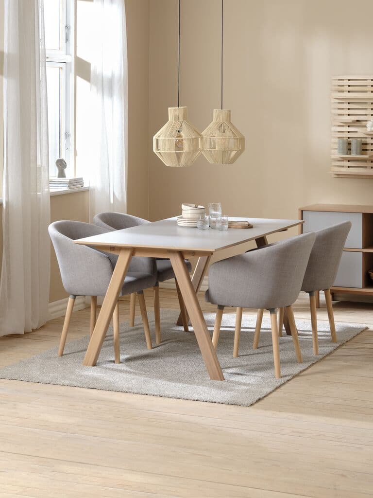 EGEBJERG C250 cinzento + 4 KLOSTER cinzento