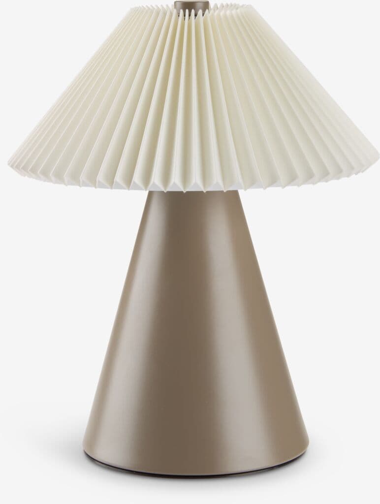 Candeeiro decorativo ESMUND Ø17xA20cm cast/bran temporizador