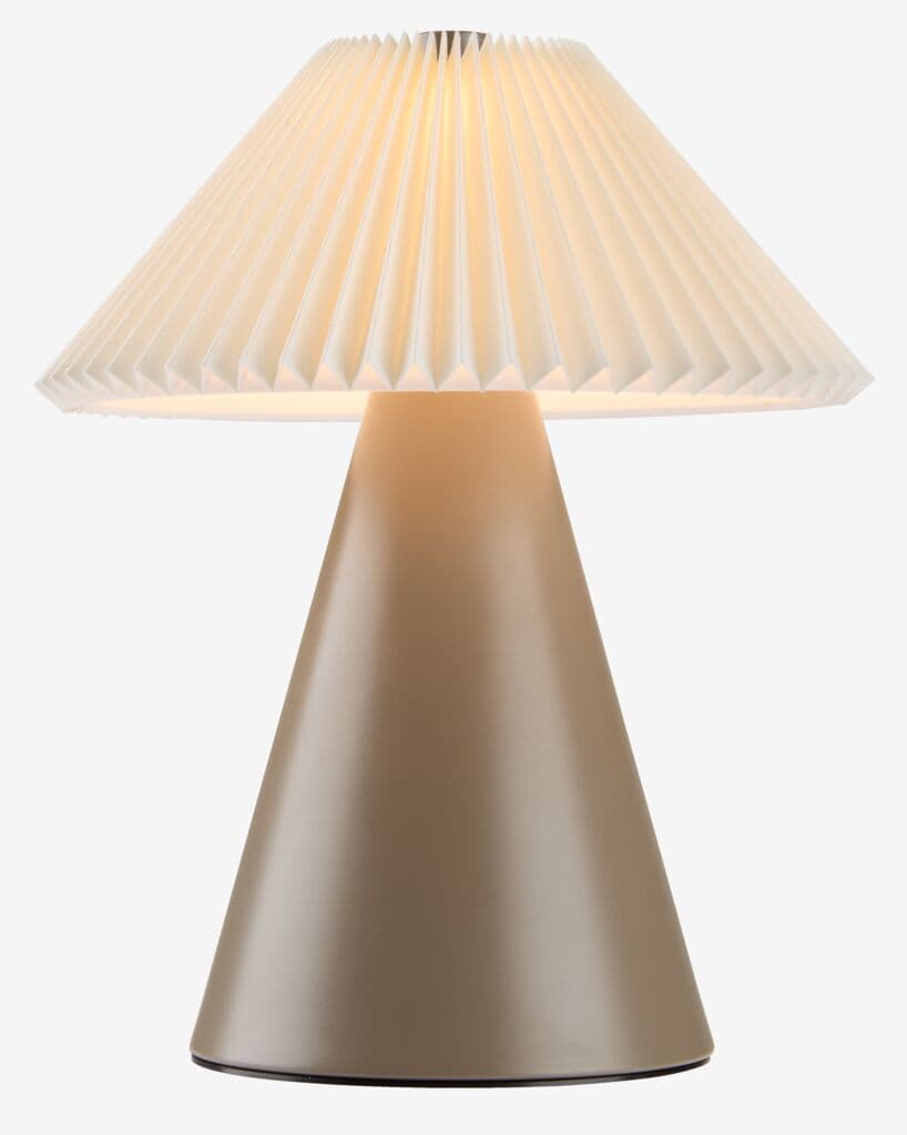 Candeeiro decorativo ESMUND Ø17xA20cm cast/bran temporizador