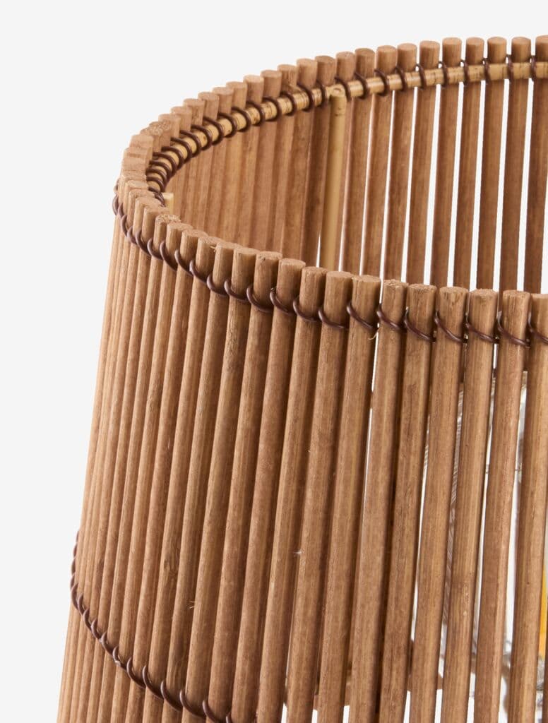 Candeeiro de mesa HANNIBAL Ø19xA25cm bambu