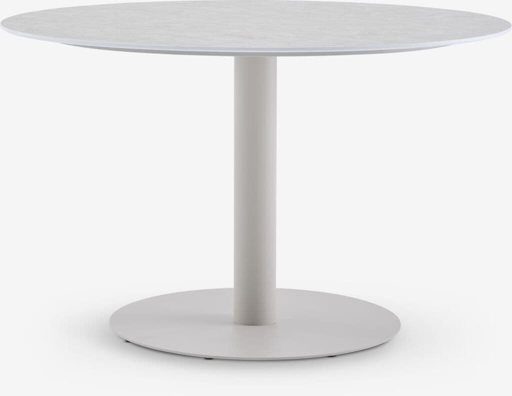 Mesa de jardim VAMDRUP Ø120 bege