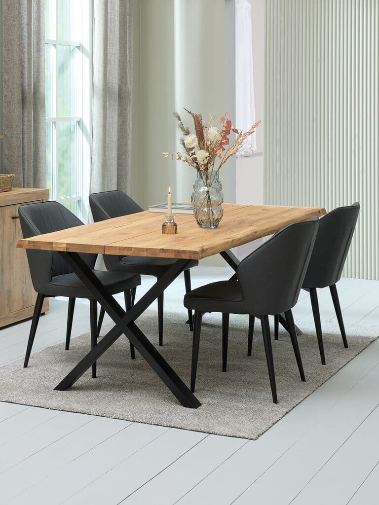 Extensão de mesa ROSKILDE 95x50 carvalho natural