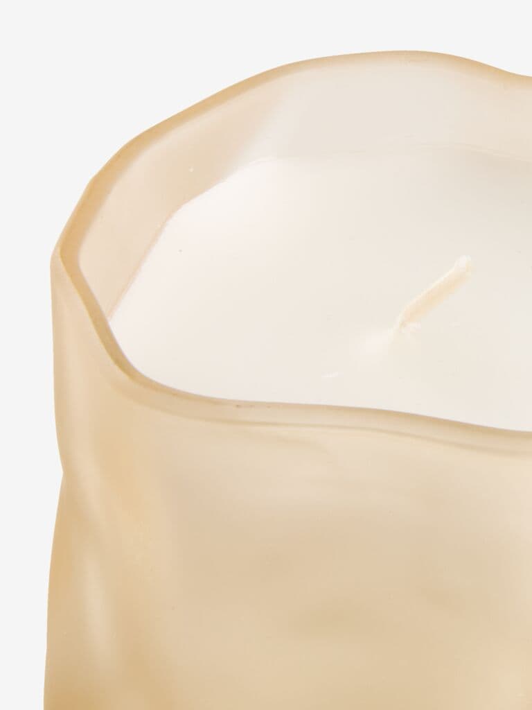 Vela perfumada FOLKVAR Ø8xA8cm bege