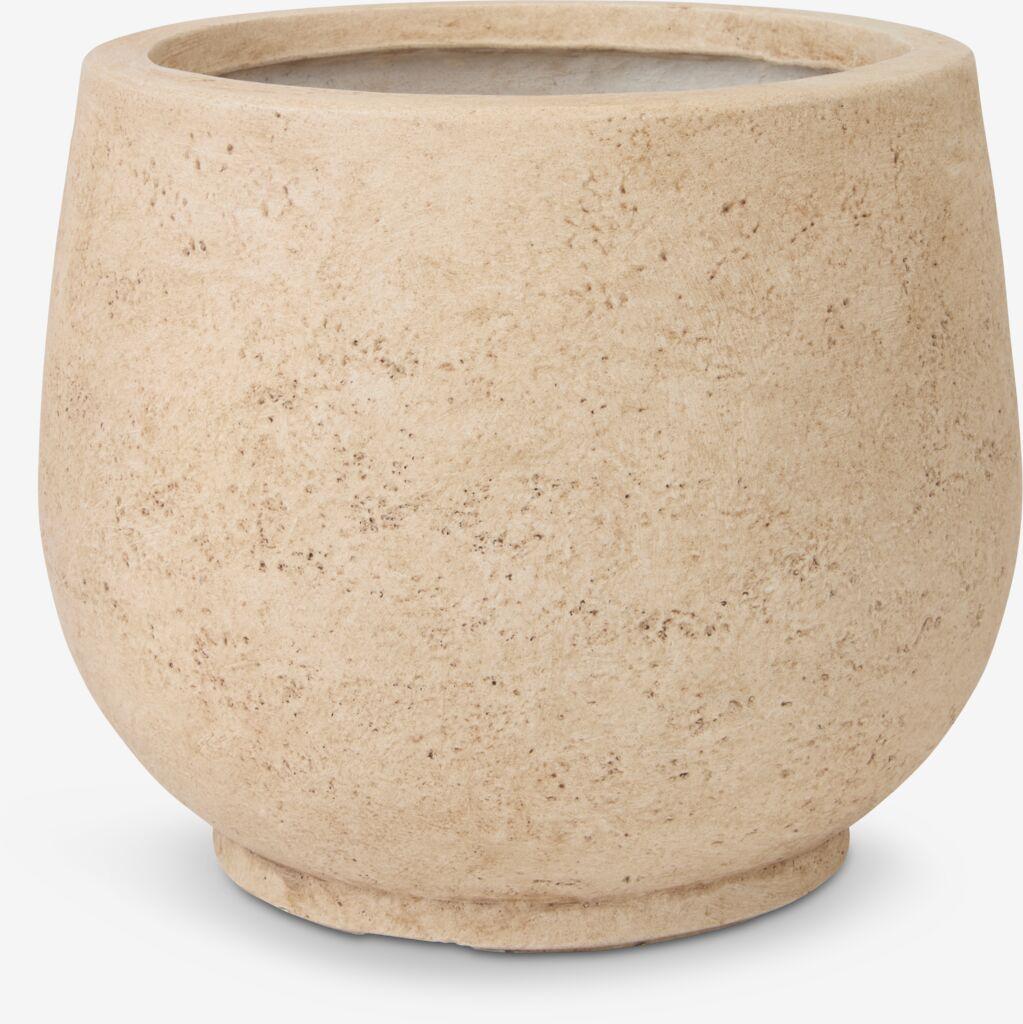 Vaso de jardim JERPE Ø31/21 natural 2 unidades