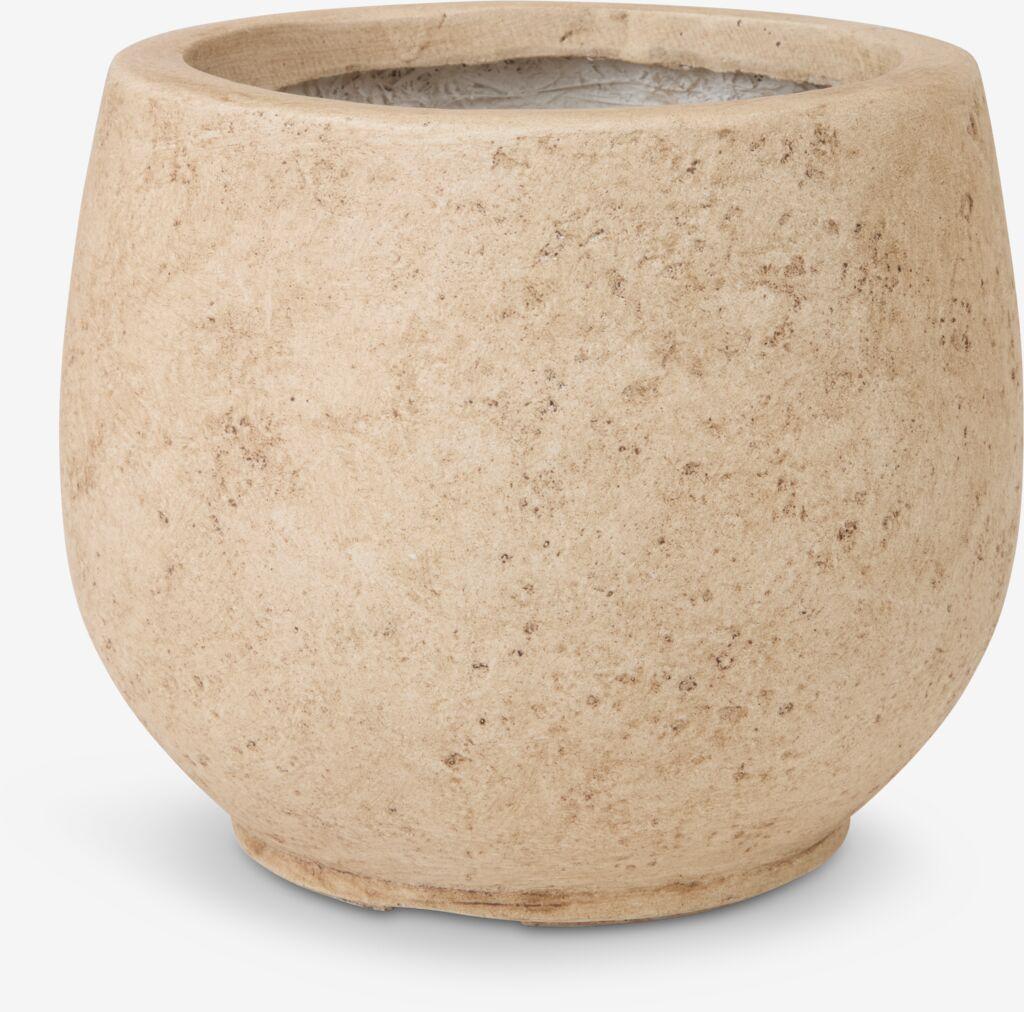 Vaso de jardim JERPE Ø31/21 natural 2 unidades