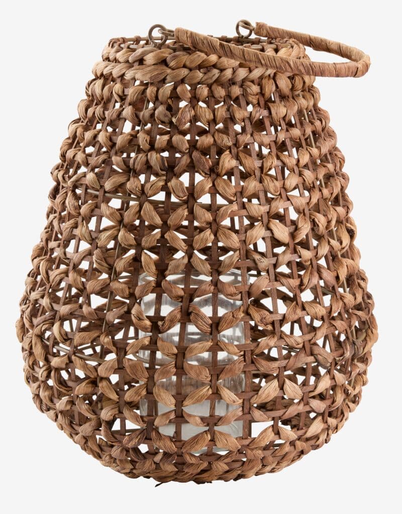 Lanterna ROVTERNE Ø32xA38cm castanho