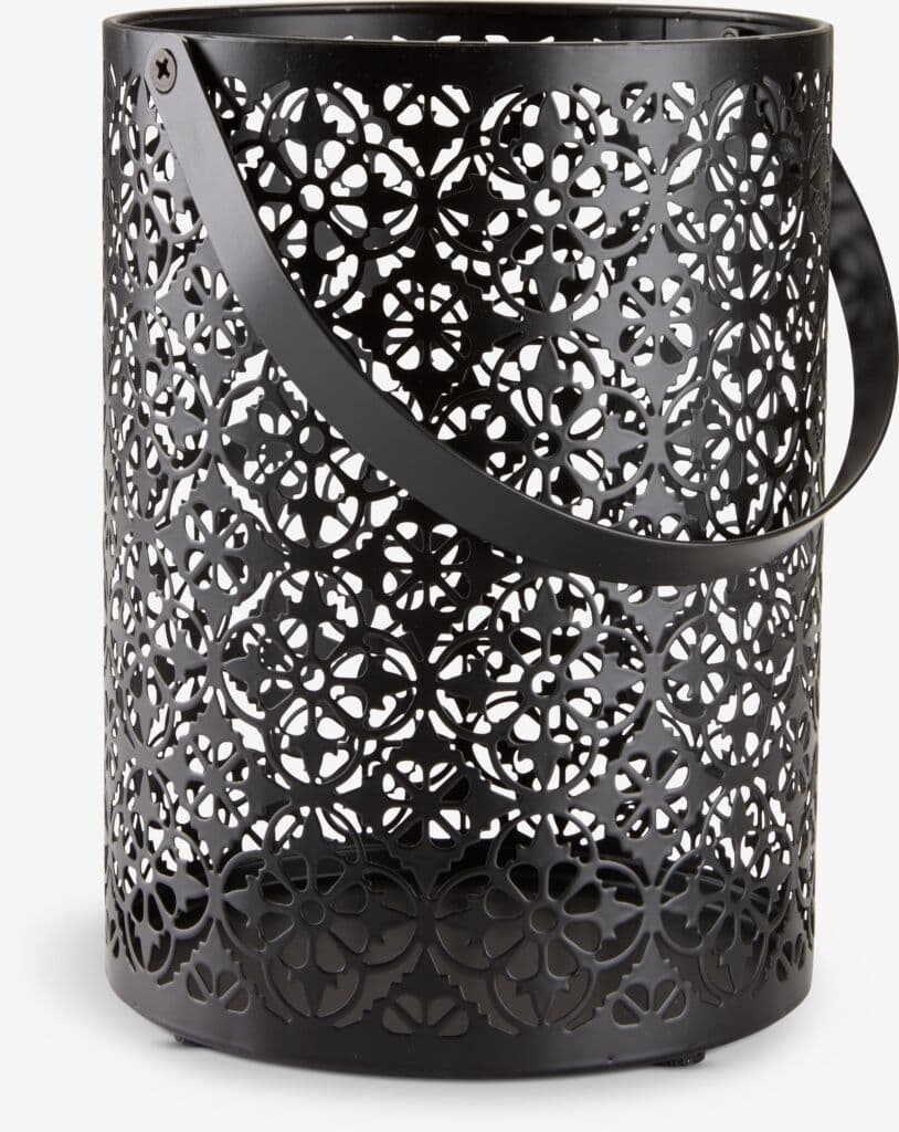 Lamparina HEIMIR Ø15xA20cm preto