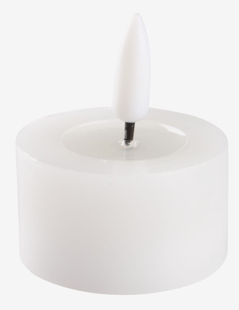 Velas pequenas LED INGEMAN Ø4xA4cm branco 4 un temporizador