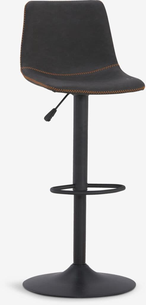 Cadeira de bar BROAGER cinzento