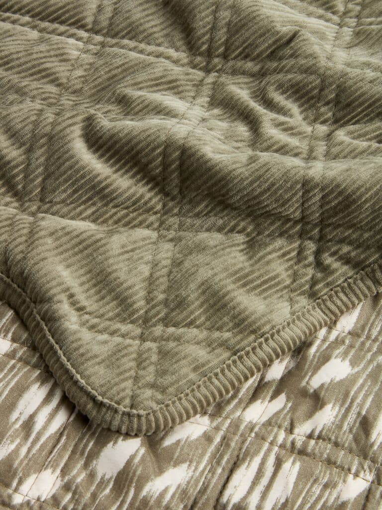 Colcha VILLMORELL 220x240 verde/branco