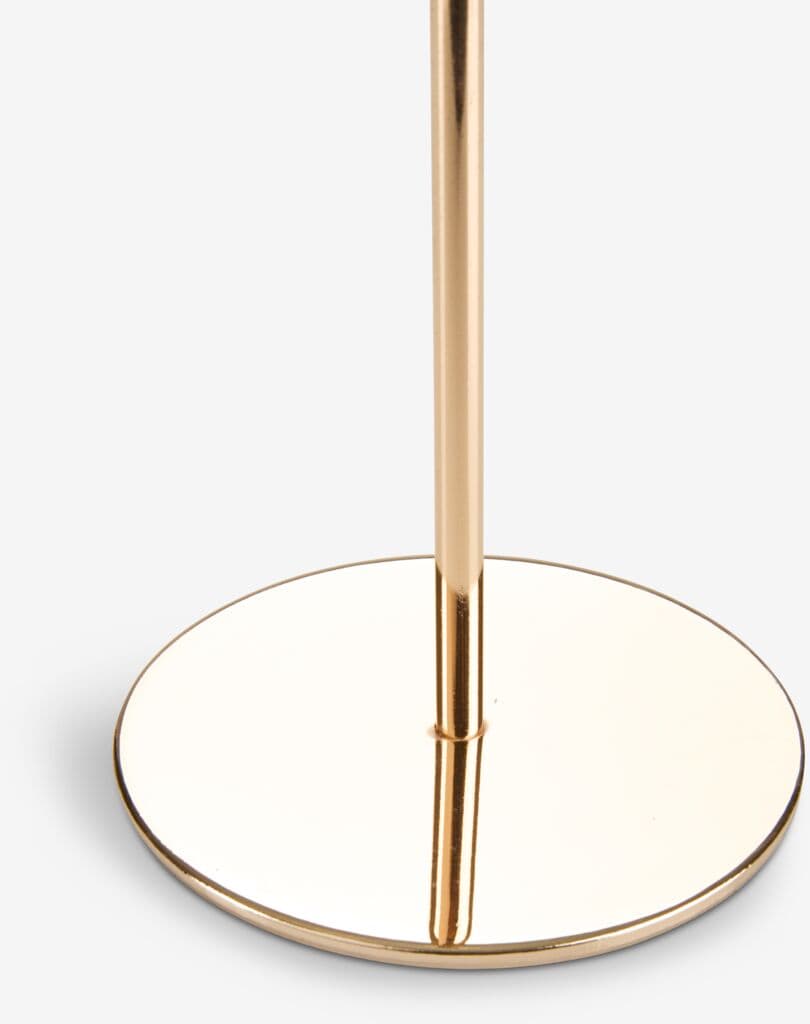 Castiçal DENNIS Ø8xA24cm dourado