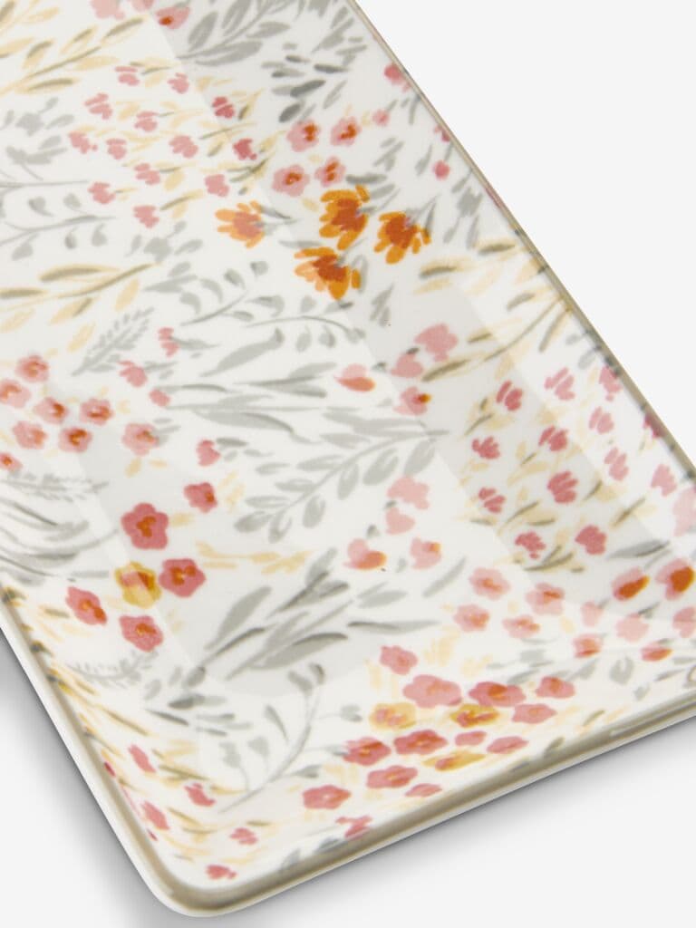 Travessa EMIL L11xC25cm com flores