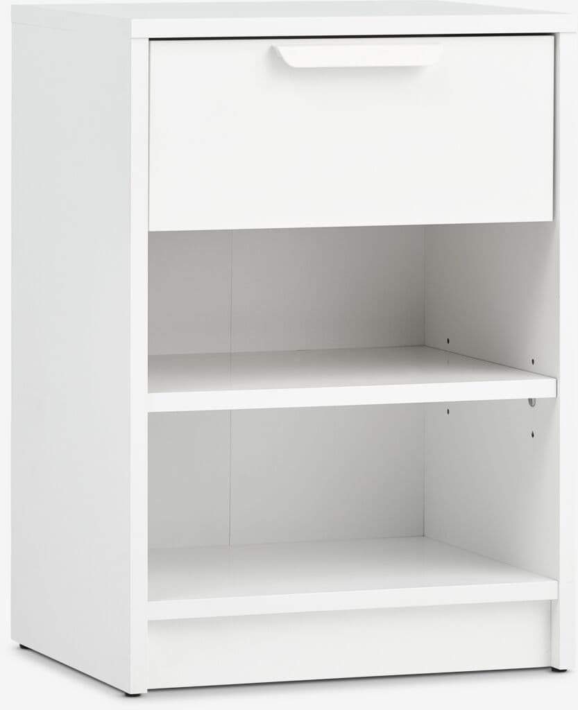 Mesa de cabeceira JENSLEV 1 gaveta branca