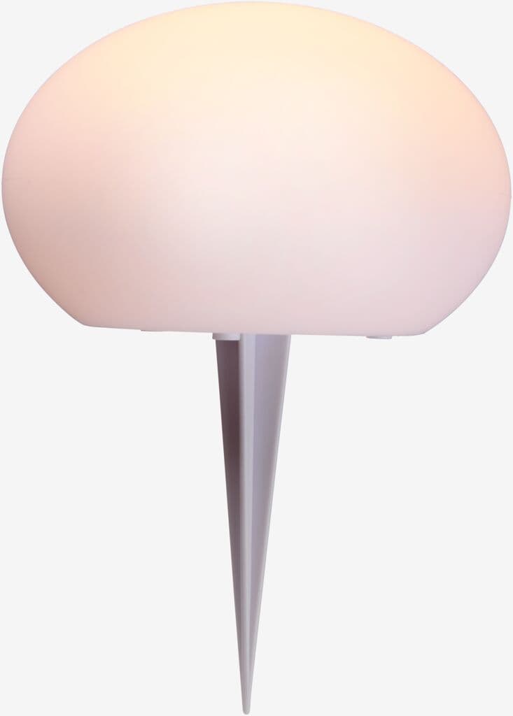 Candeeiro solar HAVESANGER Ø15xA10cm branco