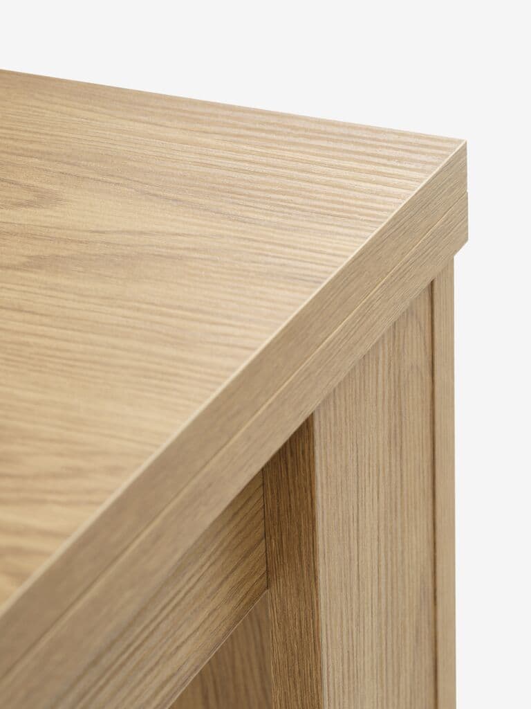 Mesa de jantar JUNGEN 80x80/160 cor carvalho